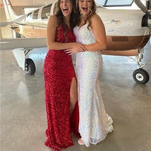 RED Sherri hill #54330 prom dress- size 4